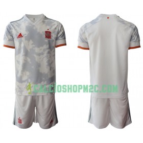 Spagna Bambino Maglia Trasferta Euro 2020 Manica Corta (+ Pantaloncini)